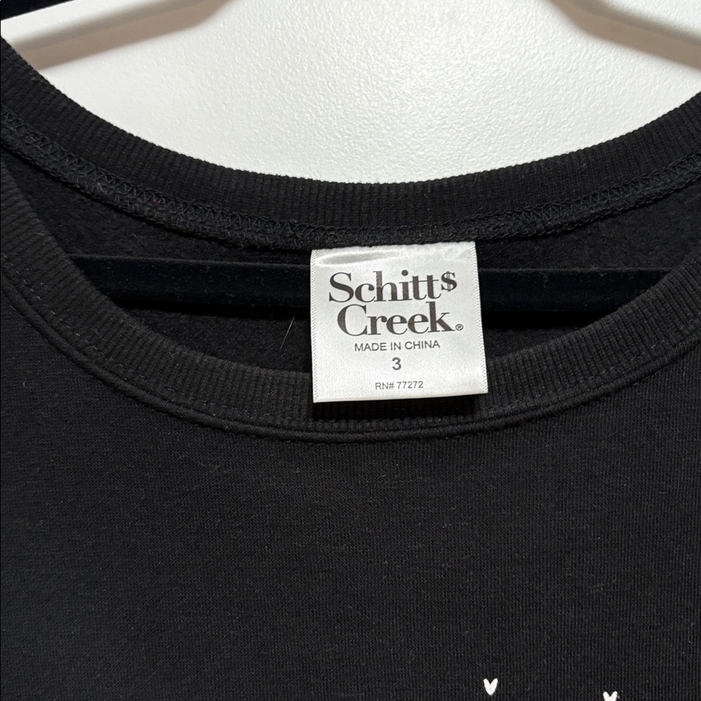 Torrid Black Graphic Sweatshirt with Festive Design - Picture 2 of 3